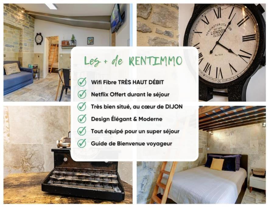 Le Coin Vintage - Familial - Hypercentre - Charme - Rent Immo Apartment Dijon Ngoại thất bức ảnh